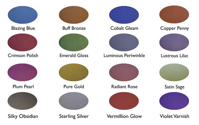 metallic color palette
